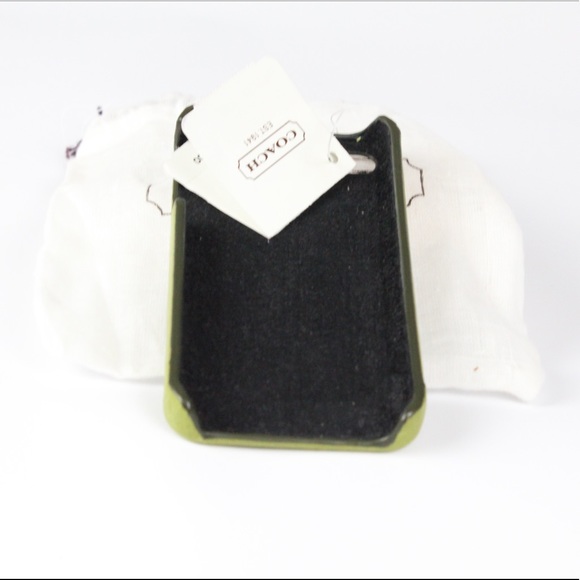 NWT Coach like green iPhone 4s cell phone case - Picture 2 of 4